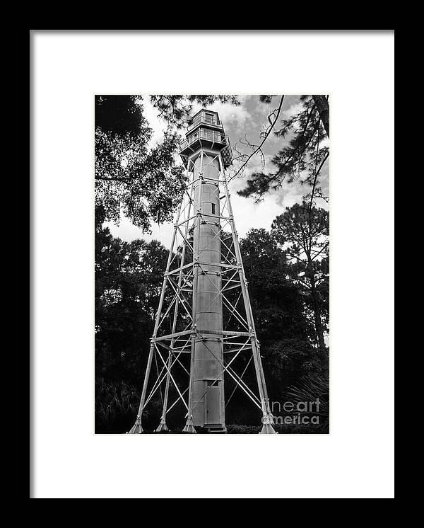 Lighthouses Framed Print featuring the photograph Old Hilton Head Lighthouse by Skip Willits