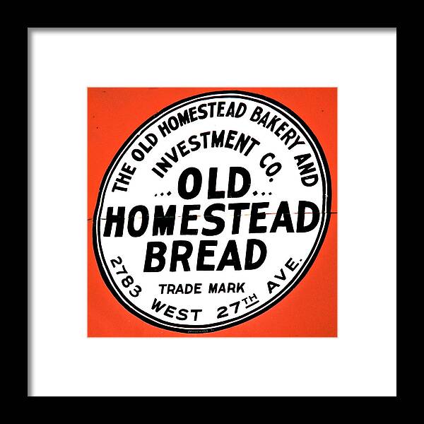 Bread Framed Print featuring the photograph Old Homestead Bread by Jeff Gater