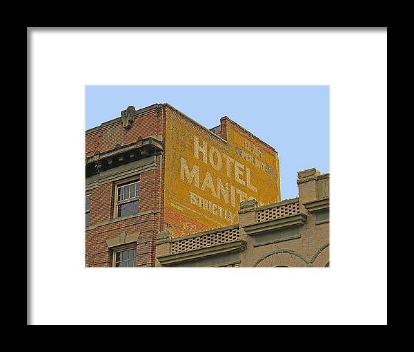 In Focus Framed Print featuring the photograph Old Hotel by Dart Humeston