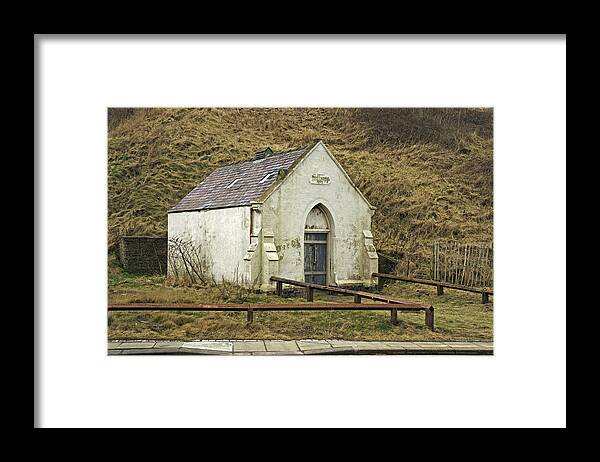 Britain Framed Print featuring the photograph Old Mortuary - Saltburn-by-the-sea by Rod Johnson