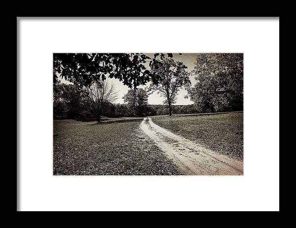 Hovind Framed Print featuring the photograph Old Road by Scott Hovind