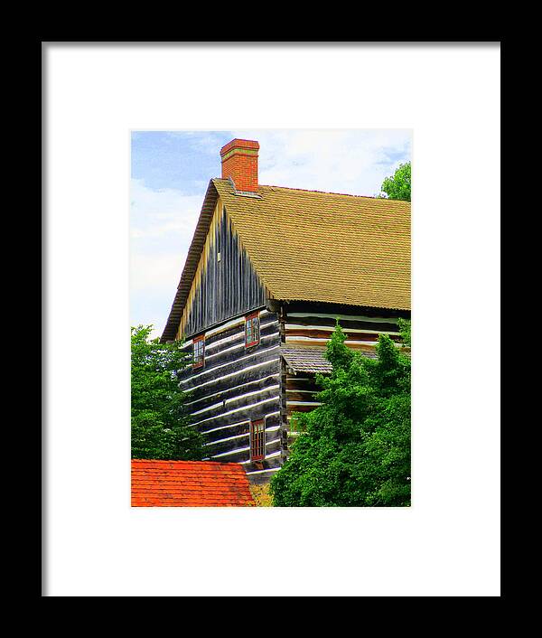 Old Salem Framed Print featuring the photograph Old Salem Workshop by Randall Weidner