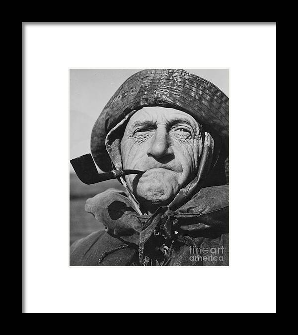 Old Salt 1943 Framed Print featuring the photograph Old Salt 1943 by Padre Art