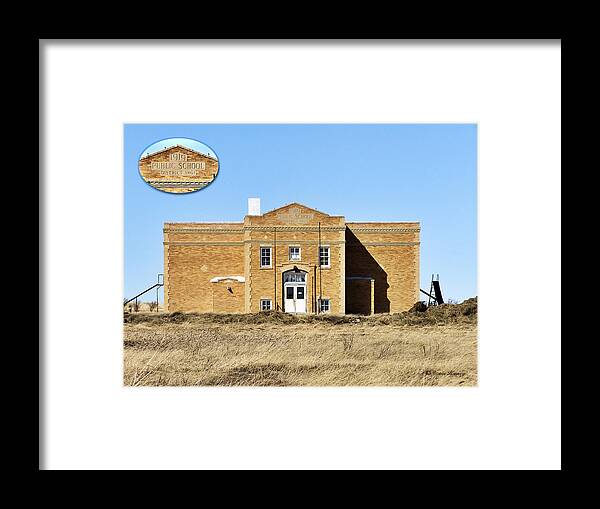 Montana Framed Print featuring the photograph Old School by Susan Kinney