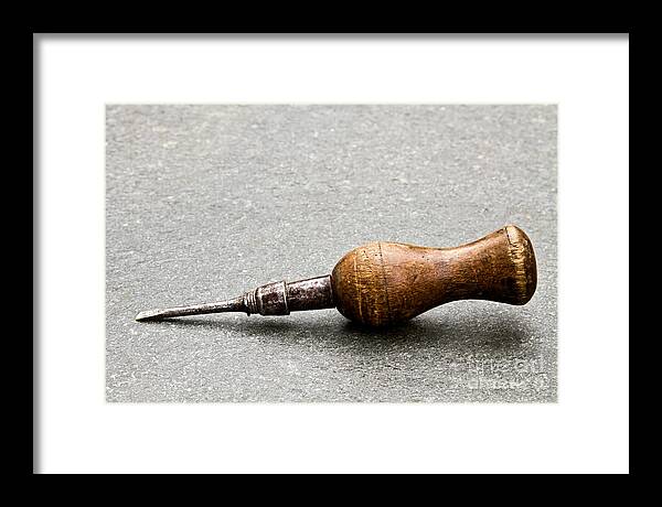 Tools Framed Print featuring the photograph Old Screwdriver by Lutz Baar