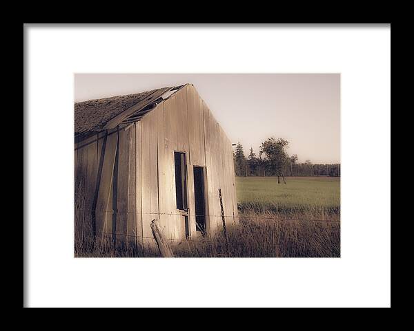 Shed Framed Print featuring the photograph Old Shed by Craig Perry-Ollila