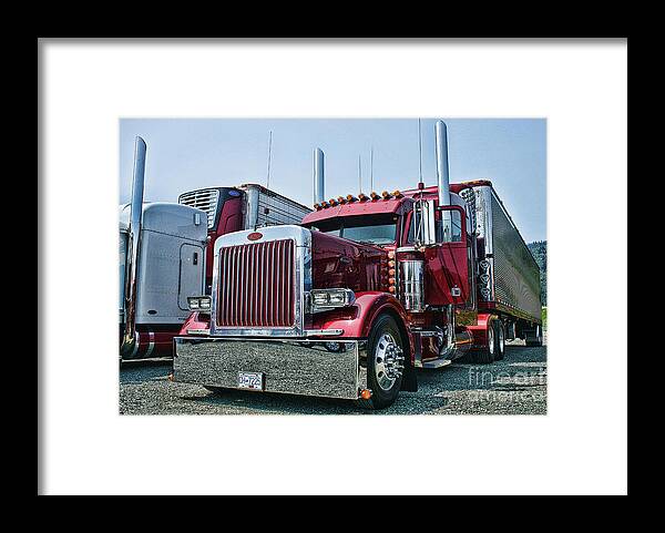 Trucks Framed Print featuring the photograph Old Skool CADP0375-12 by Randy Harris