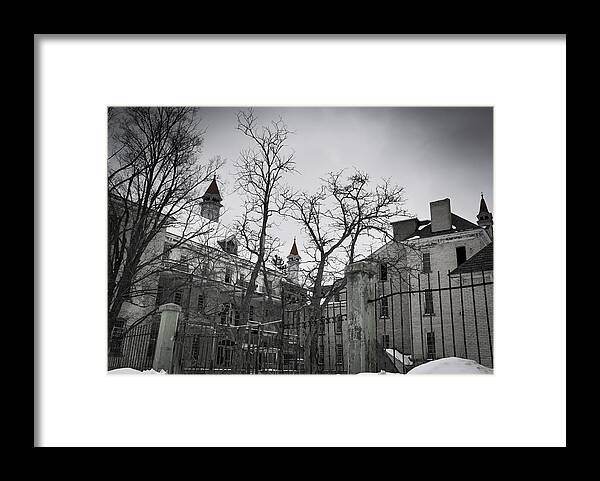 Traverse City Framed Print featuring the photograph Old State Hospital by Mary Underwood