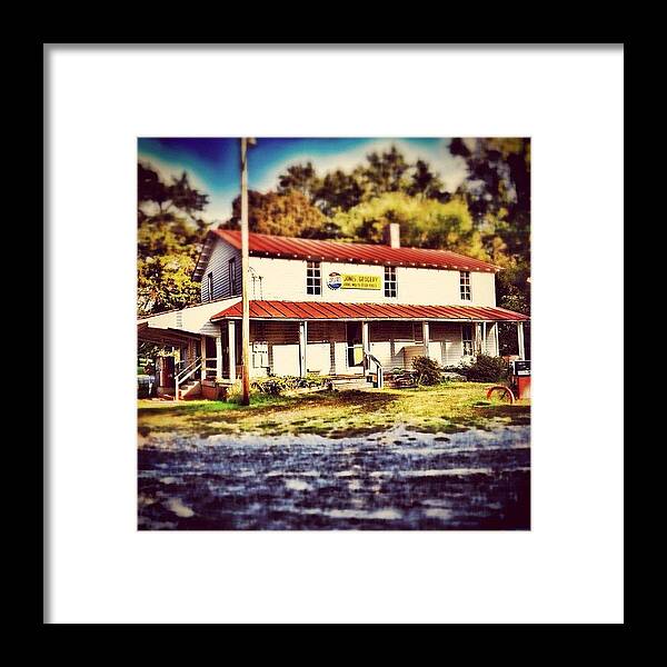Old Framed Print featuring the photograph #old #store #generalstore #vintage by Casey Moretz 