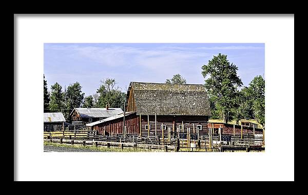 Montana Framed Print featuring the photograph Old Timer by Image Takers Photography LLC - Laura Morgan