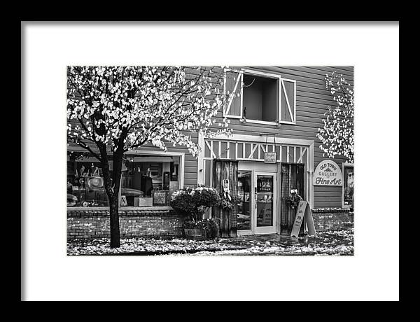 Old Town Gallery Framed Print featuring the photograph Old Town Gallery 2 by Sherri Meyer