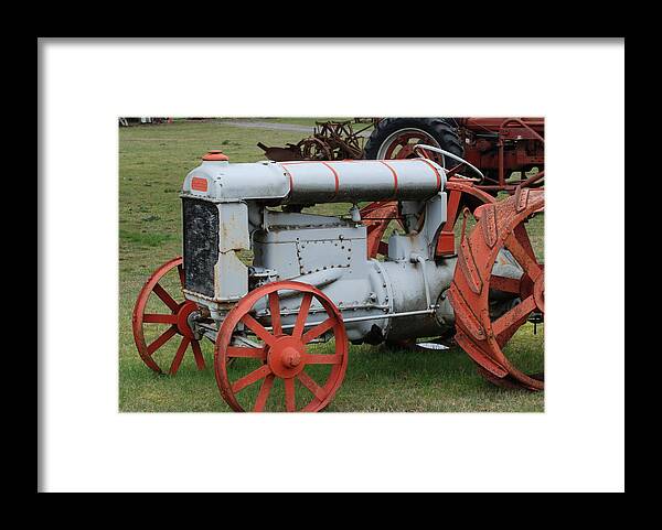 Antique Framed Print featuring the photograph Old Tractor by Ron Roberts