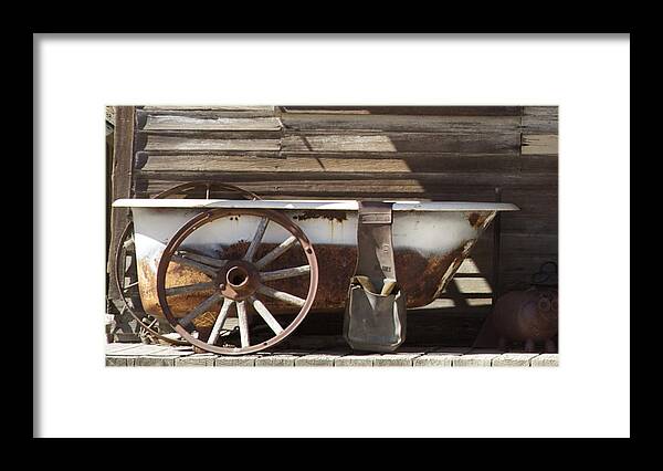 Vintage Framed Print featuring the photograph Old Tub by Portraits By NC