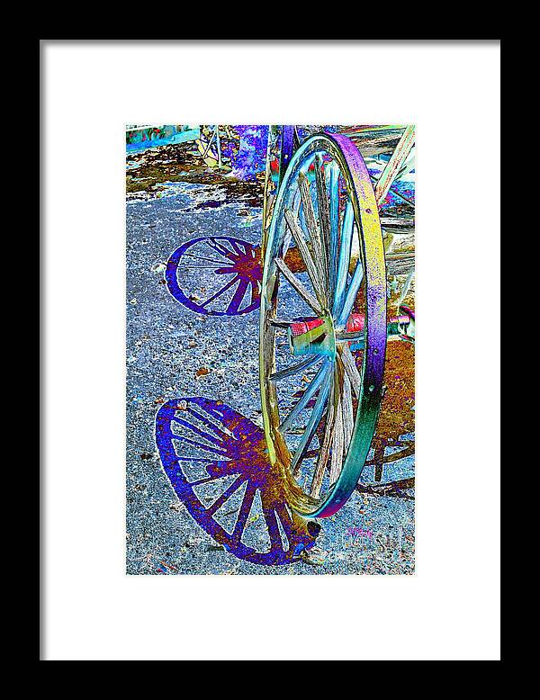 Old Shadows Framed Print featuring the photograph Old Weathered Shadows by Patrick Witz