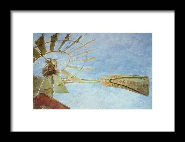Windmill Framed Print featuring the photograph Old Windmill by TK Goforth