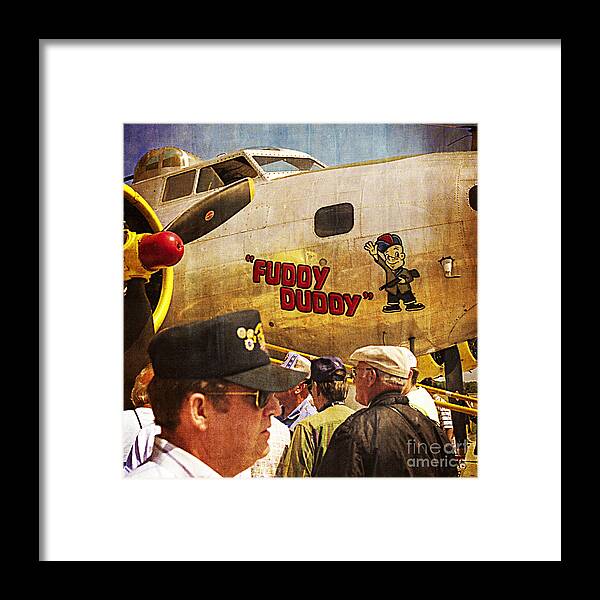 B-17 Framed Print featuring the photograph Ole Fuddy Duddy by Jon Munson II