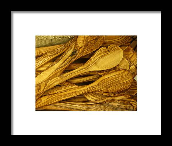 Pattern Framed Print featuring the photograph Olive Wood by Rick Locke - Out of the Corner of My Eye