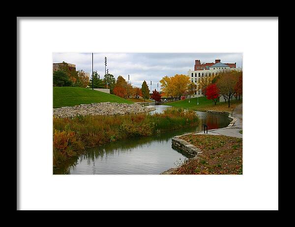 Gene Lahey Mall Framed Print featuring the photograph Omaha in Color by Elizabeth Winter