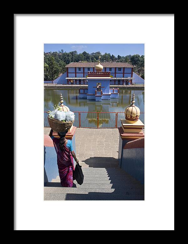 Mercara Framed Print featuring the photograph Omkareshwara Shiva Temple by Maria Heyens