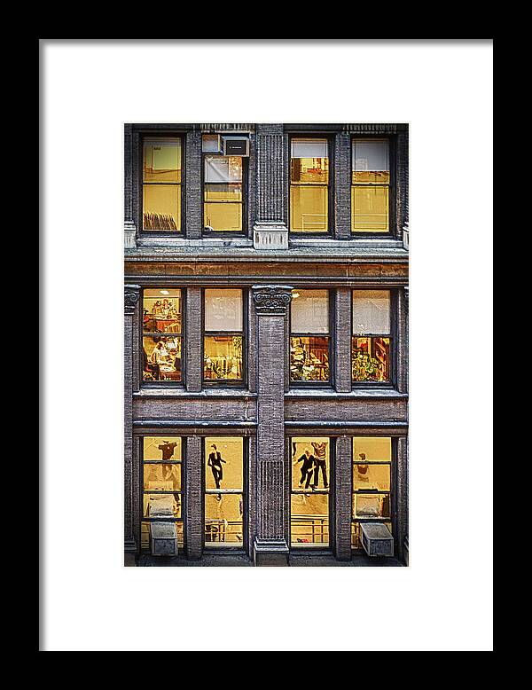 Windows Framed Print featuring the photograph On Broadway by Jessica Levant