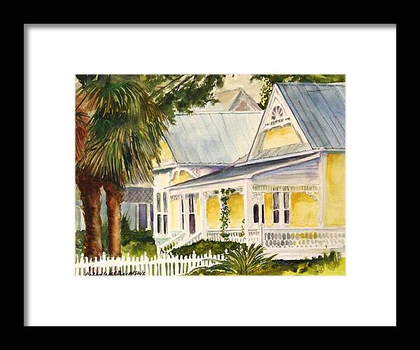 Old House Framed Print featuring the painting On East Laurel by Bobby Walters