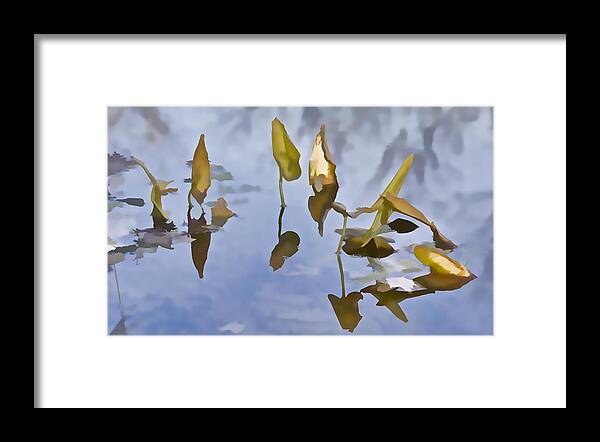Abstract Framed Print featuring the photograph On the Canal by David Letts