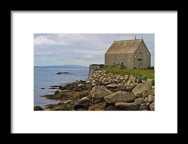 Nova Scotia Framed Print featuring the photograph On the Edge by John Babis