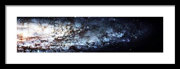 Universe Framed Print featuring the photograph On the Galaxy Edge by Jennifer Rondinelli Reilly - Fine Art Photography
