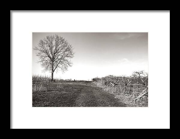 Monmouth Framed Print featuring the photograph Once a Battlefield by Olivier Le Queinec