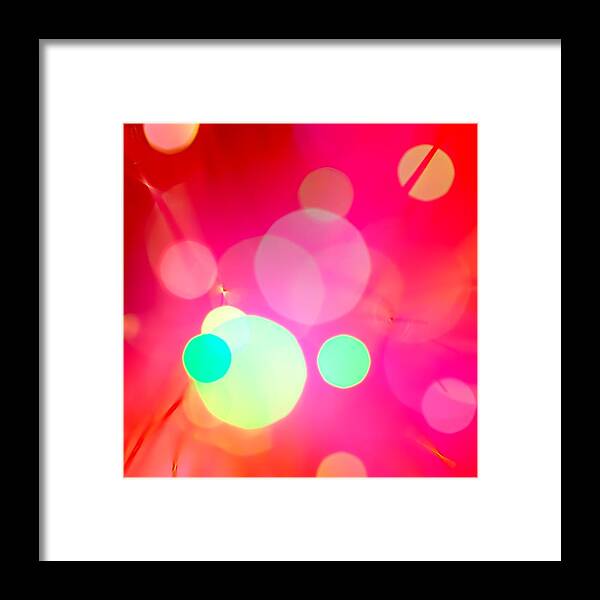 Abstract Framed Print featuring the photograph One Hot Minute by Dazzle Zazz