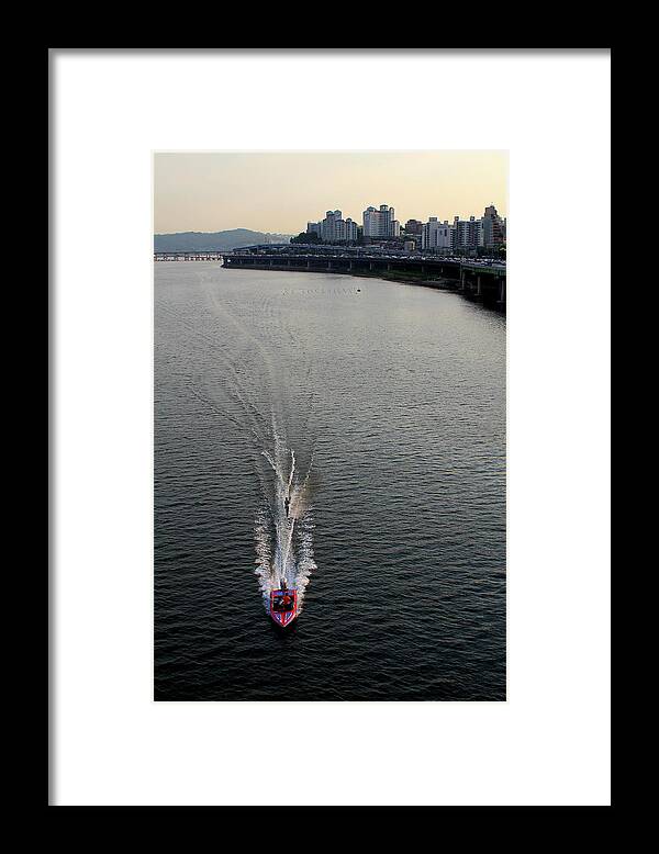 Seoul Framed Print featuring the photograph One Late Afternoon At Han River by Seiman Choi Photography