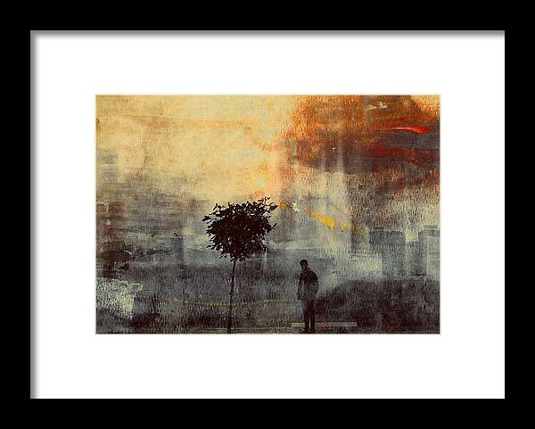 Texture Framed Print featuring the photograph One Way (shadows) by Dalibor Davidovic