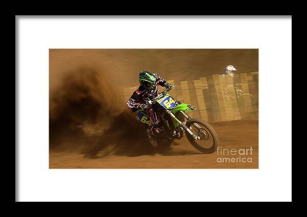  Framed Print featuring the photograph only Dust by Ang El