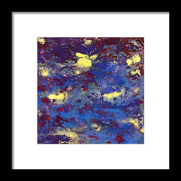 Resin Art Framed Print featuring the painting Only by Jane Biven