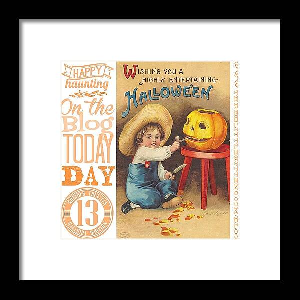 Ontheblog Framed Print featuring the photograph #ontheblog #today #day13 #free by Teresa Mucha