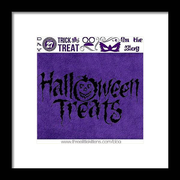 Ontheblog Framed Print featuring the photograph #ontheblog #today #day27 #halloween by Teresa Mucha