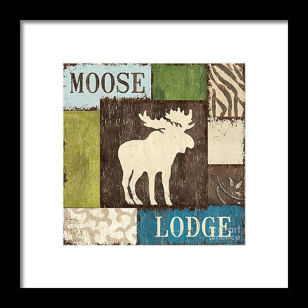 Lodge Framed Print featuring the painting Open Season 1 by Debbie DeWitt