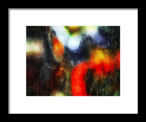 Abstract Framed Print featuring the photograph Orange by Prakash Ghai