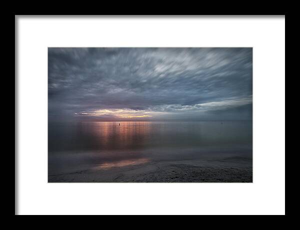Art Framed Print featuring the photograph Orange Shore by Jon Glaser