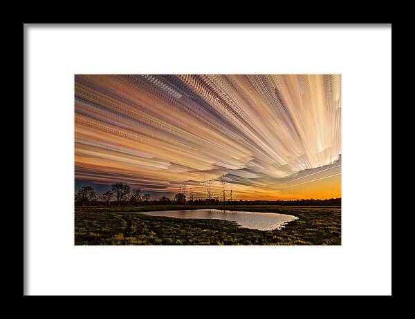 Matt Molloy Framed Print featuring the photograph Orange Sky by Matt Molloy