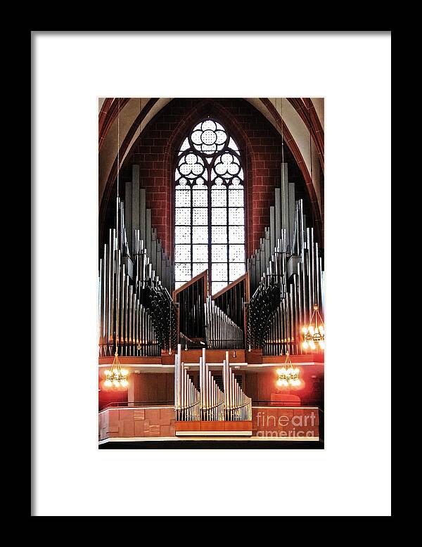 Travel Framed Print featuring the photograph Organ of St. Bartholomew by Elvis Vaughn