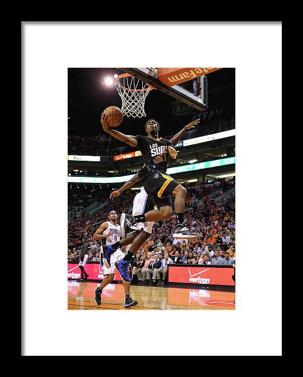 Nba Pro Basketball Framed Print featuring the photograph Orlando Magic V Phoenix Suns by Christian Petersen