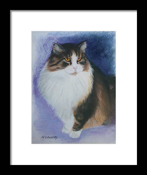 Orphan Framed Print featuring the pastel Orphan by Marna Edwards Flavell