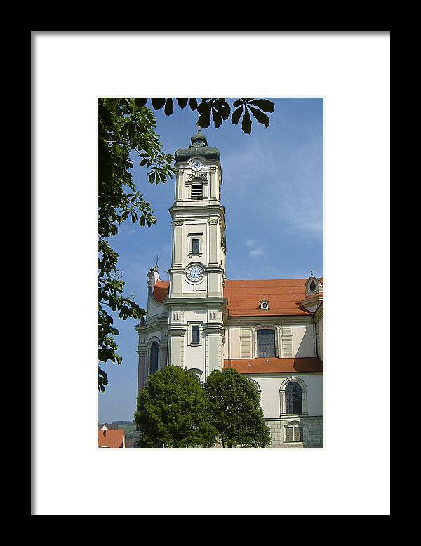 Ottobeuren Framed Print featuring the photograph Ottobeuren Abbey by Jenny Setchell