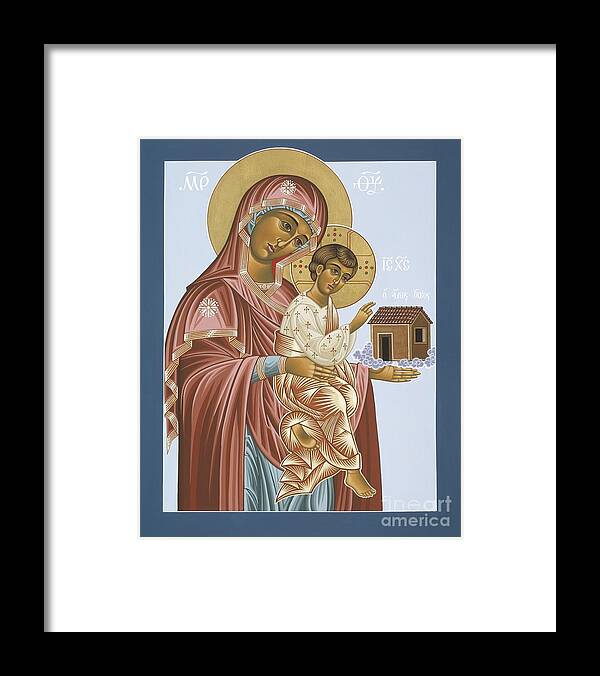 Icons Framed Print featuring the painting Our Lady of Loretto 033 by William Hart McNichols