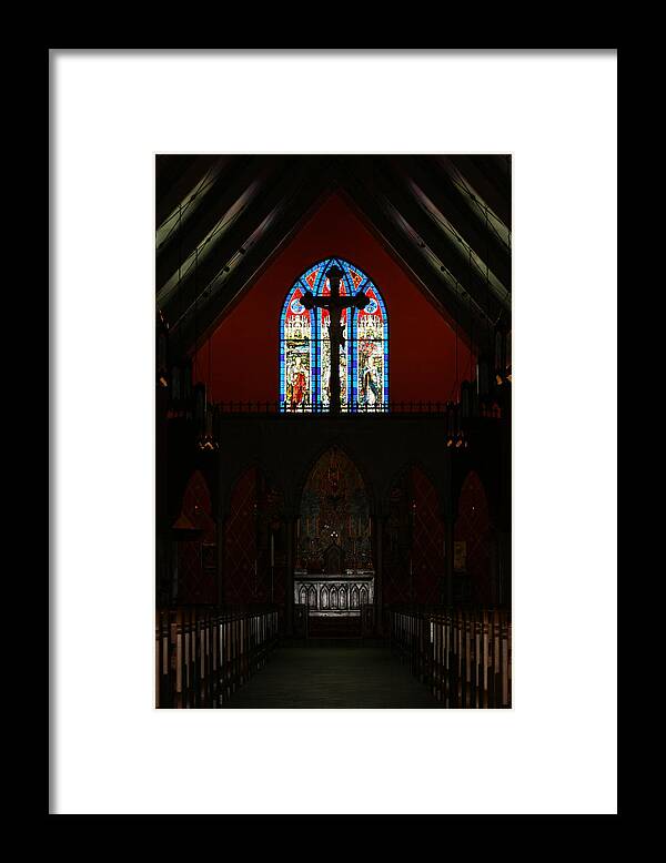 Altar Framed Print featuring the photograph Our Lady of the Atonement by Ed Gleichman