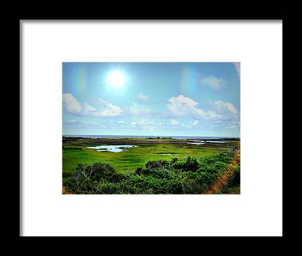 Outer Banks Framed Print featuring the photograph Outer Banks Tranquility by Chris Montcalmo