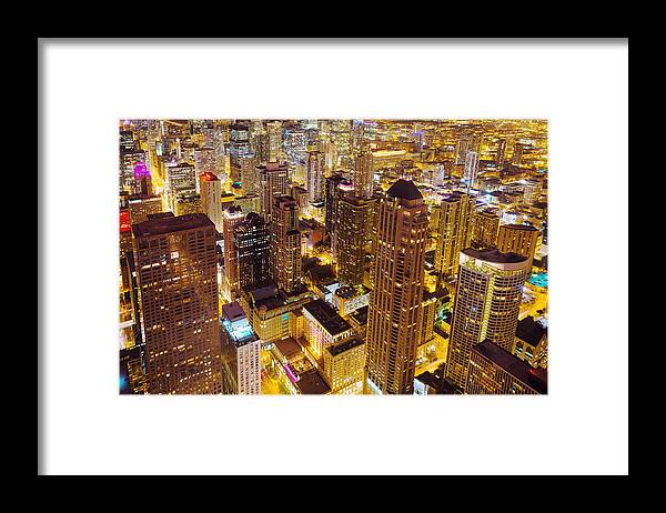Chicago Framed Print featuring the photograph Over Chicago by Joel Olives