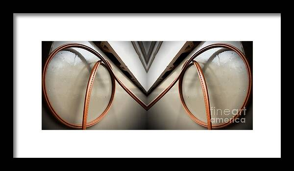 Abstract Framed Print featuring the photograph Owl Eyes by Marcia Lee Jones