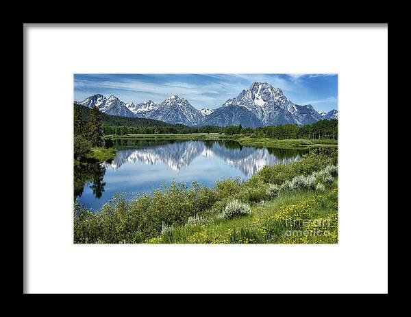 Oxbow Framed Print featuring the photograph Oxbow Bend by Claudia Kuhn